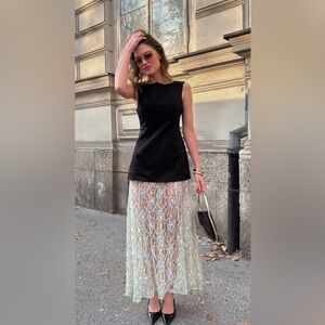 ROBBIE SEQUIN MAXI DRESS BLACK